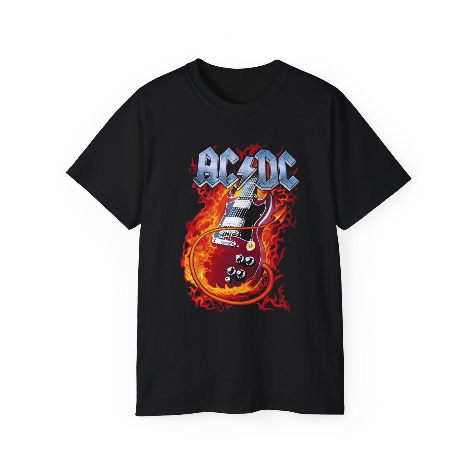 AC/DC - Flaming Guitar