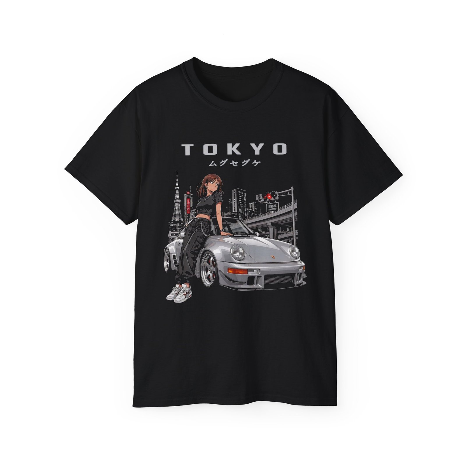 Anime – Silver Porsche –  Tokyo Japan